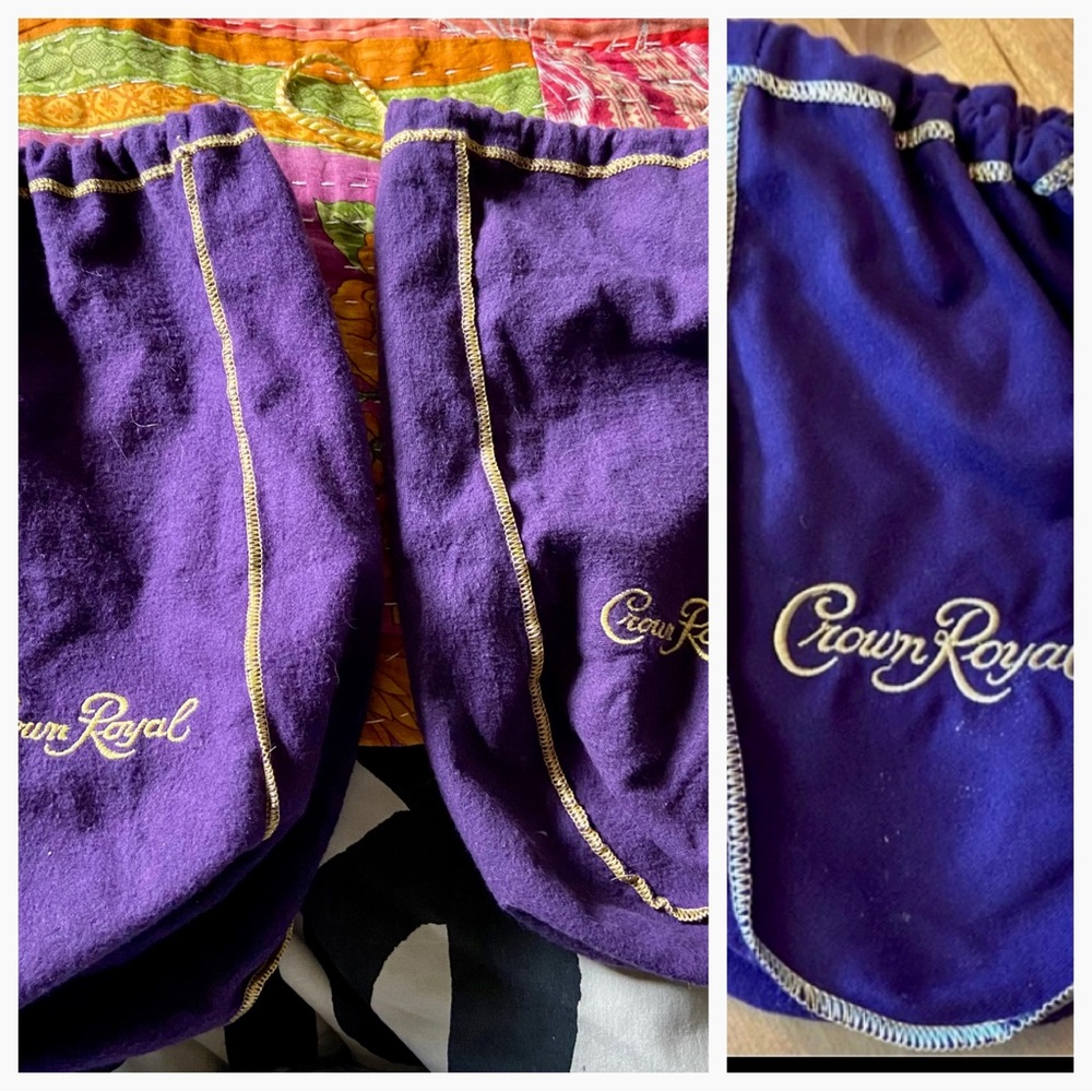 3 Crown royal bags good clean condition